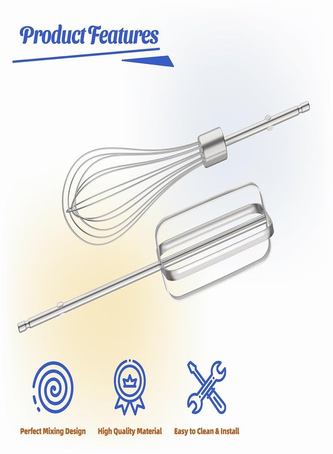 Xinxinlin Replacement Beaters for Hamilton Beach Hand Mixers, Compatible with Models 62682RZ, 62692, 64699, 62695V Series - Image 2